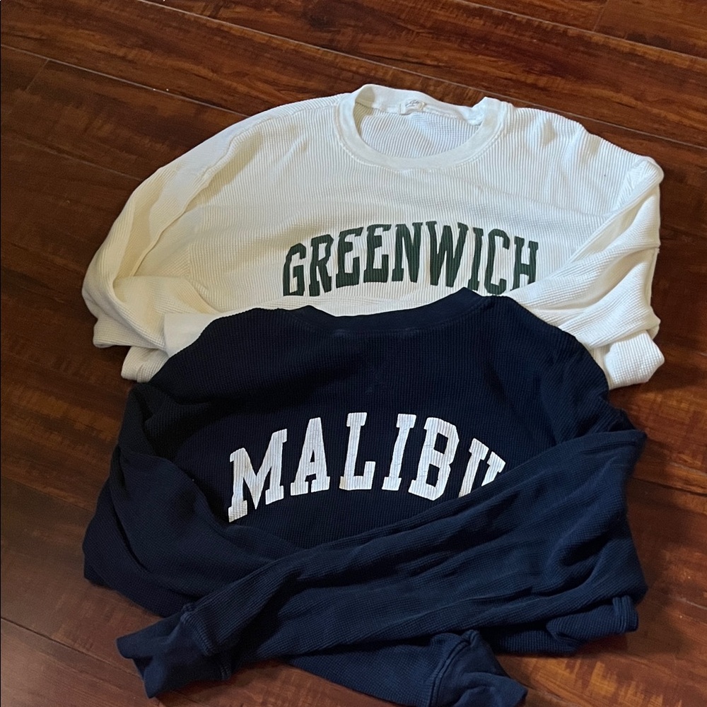 Brandy Melville / John Galt Waffle Long Sleeve Bundle